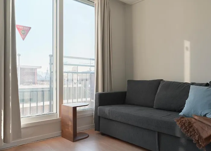 Appartement Newly Built, Quiet 2br, 10min Walk To Stn Séoul