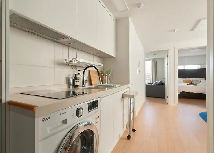 Appartement Newly Built, Quiet 2br, 10min Walk To Stn Séoul